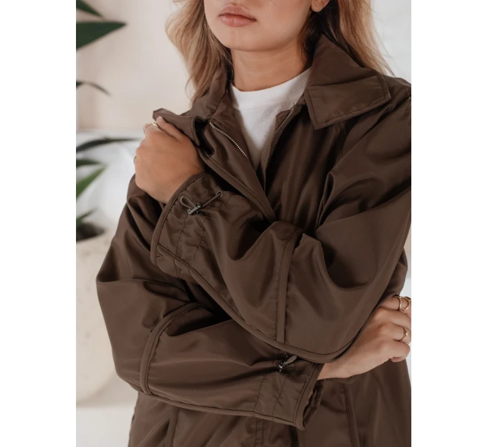 Dámská přechodná bunda hnědá Dstreet model 21968716 - FashionStreet