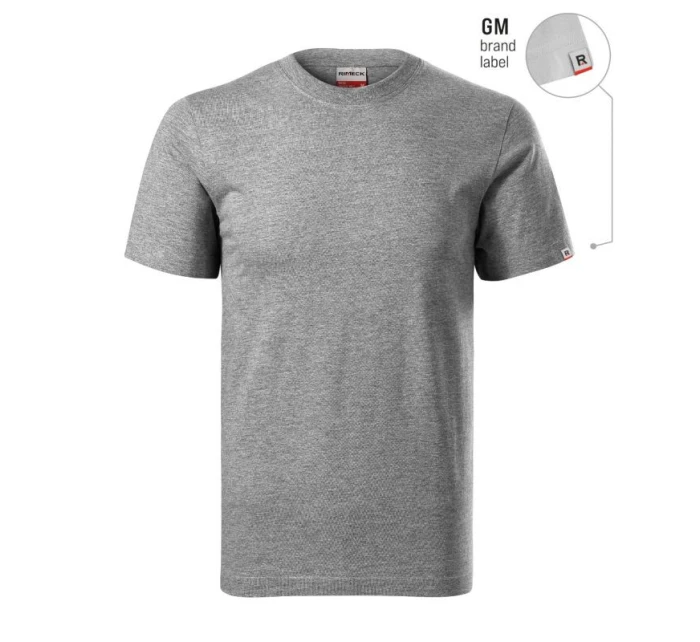 Unisex tričko  šedá melanž model 21330799 - Rimeck