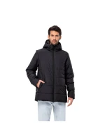 Jack Wolfskin pánská přechodná bunda DEUTZER LONG JKT M black prodyšná tkanina black (1207451_6000) pánské