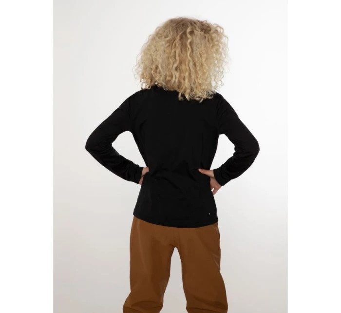 Dětská mikina Protest Willowy Jr s rychleschnoucím zipem černá (P3810300/290)