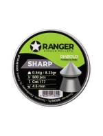 4,5 mm RANGER Diabolo Professional Sharps 500 kuliček 0,54 g 4,5 mm RANGER Diabolo Professional Sharps 500 kuliček 0,54 g