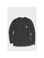 Mikina bez kapuce Carhartt Midweight L/S Pocket T-Shirt – černá, velikost: M Mikina bez kapuce Carhartt Midweight L/S Pocket T-Shirt – černá, velikost: M