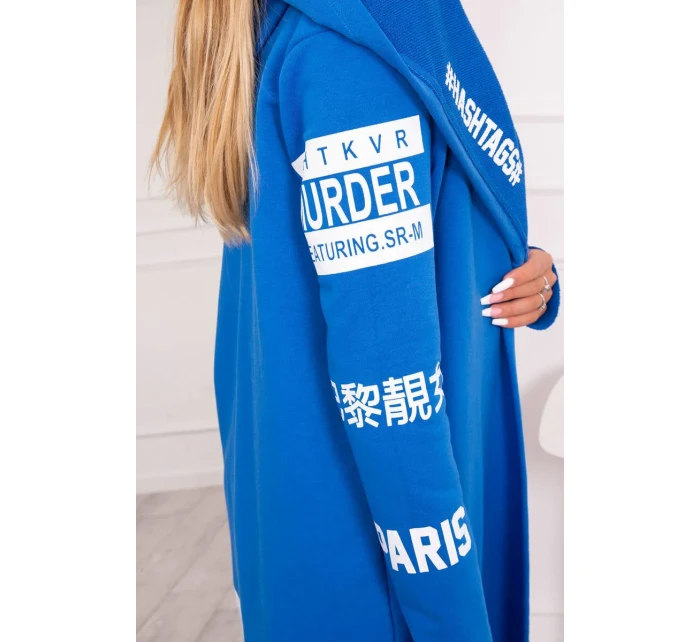 Transparentní chrpová modř