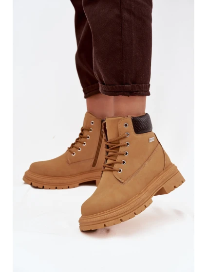 dámské trekové boty na zip Camel model 21714486 - Boto