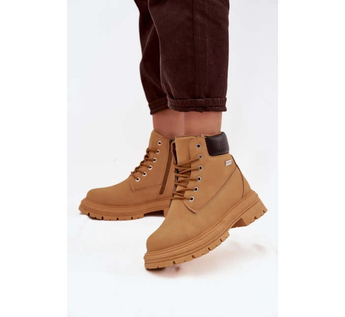 dámské trekové boty na zip Camel model 21714486 - Boto