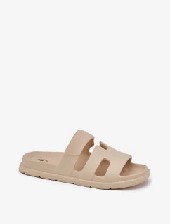 Dámské pěnové pantofle – béžové