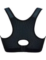 Sportovní podprsenka 0020129 černo-tyrkysová - Selmark