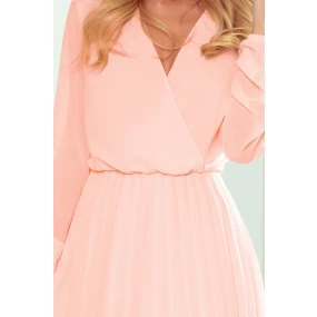 Dámské šaty 313-2 Světle růžová - Numoco