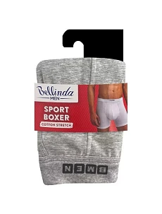 Pánské boxerky SPORT BOXER Světle šedé - BELLINDA
