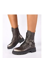 Dámské kotníkové boty M-806 grafitové - Solea Dámské kotníkové boty M-806 grafitové - Solea