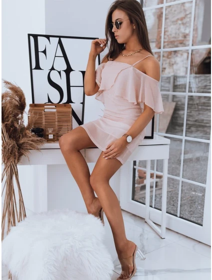 Šaty ALISS růžové FashionStreet EY1509