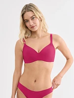 Podprsenka bez kostic ZERO Feel 2.0 THE UP TShirt Bra - Berry - SLOGGI