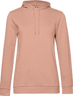 B&C #Hoodie /women Dámská mikina s kapucí 01.W04W nude