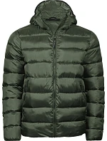 TJ Lehká pánská prošívaná bunda s kapucí 18. deep green model 22499378 - Tee Jays TJ Lehká pánská prošívaná bunda s kapucí 18. deep green model 22499378 - Tee Jays