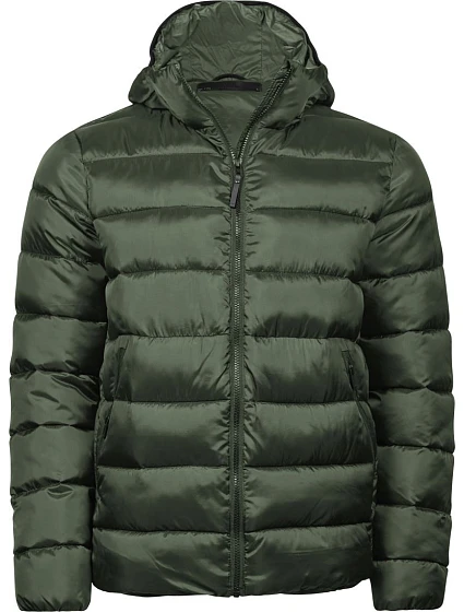 Tee Jays TJ 9646 Lehká pánská prošívaná bunda s kapucí 18.9646 deep green Tee Jays TJ 9646 Lehká pánská prošívaná bunda s kapucí 18.9646 deep green