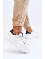 Dámská sportovní obuv bílá a černá Be model 21620265 - Boto Dámská sportovní obuv bílá a černá Be model 21620265 - Boto