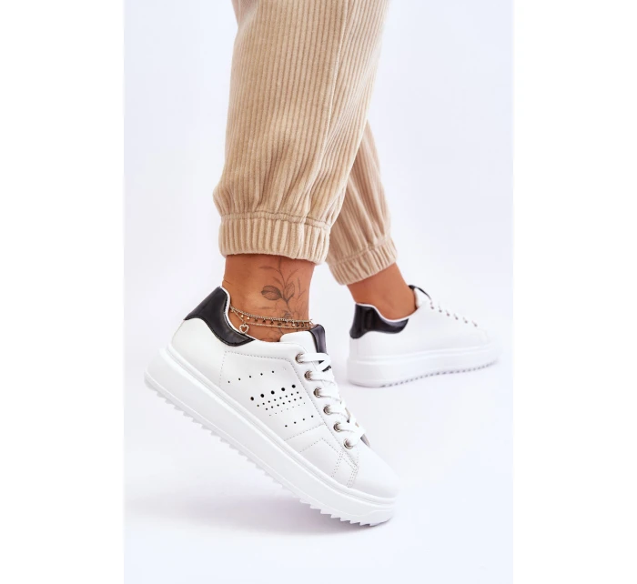 Dámská sportovní obuv bílá a černá Be model 21620265 - Boto Dámská sportovní obuv bílá a černá Be model 21620265 - Boto