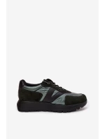 Dámské tenisky na platformě Vinceza 58561 tmavě zelené