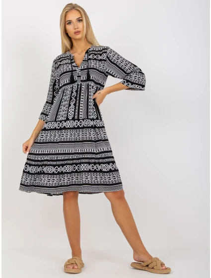 Šaty model 17408254 černobílé - FPrice