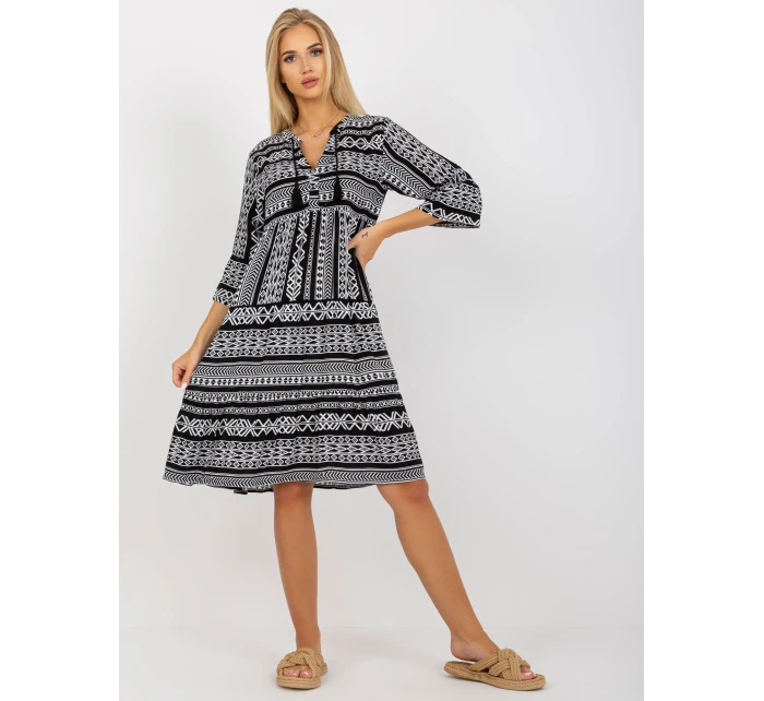 Šaty model 17408254 černobílé - FPrice