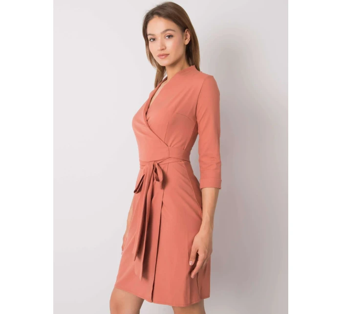 Šaty LK SK 507665.17P tmavě oranžová