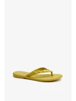 Dámské ploché flexibilní žabky ZAXY Limetka Dámské ploché flexibilní žabky ZAXY Limetka