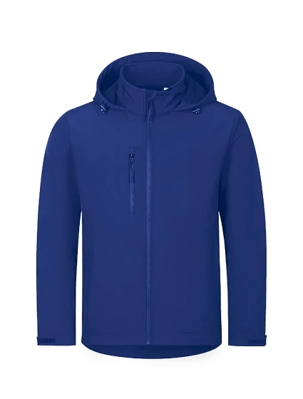 Trail softshellová bunda pánská královská modrá