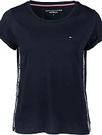 Dámské krátké tričko UW0UW01374 tmavě modré - Tommy Hilfiger