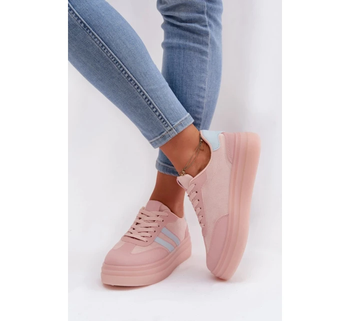 Sportovní boty na platformě model 224407 Step in style