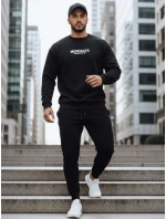 Pánská mikina s potiskem černá model 21993009 - Dstreet Pánská mikina s potiskem černá model 21993009 - Dstreet