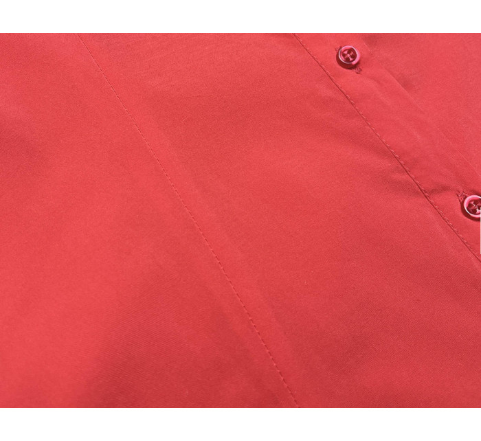 Červená halenka s krátkými rukávy (SSD16212D)