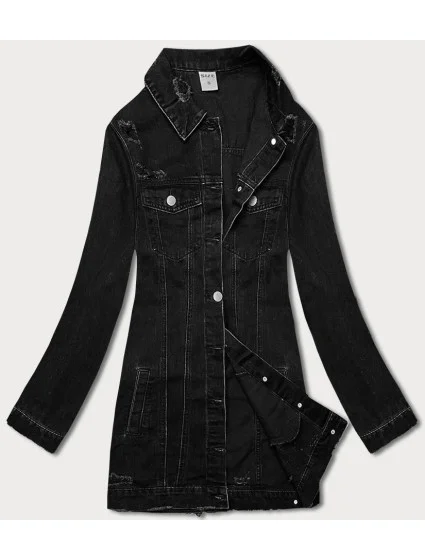 Černá dámská džínová bunda s model 18565122 - P.O.P. SEVEN