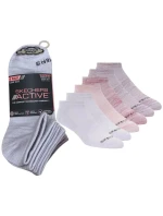 Skechers 6ks dámských ponožek s nízkým střihem S108498-PNK Pink 36-40 Skechers 6ks dámských ponožek s nízkým střihem S108498-PNK Pink 36-40