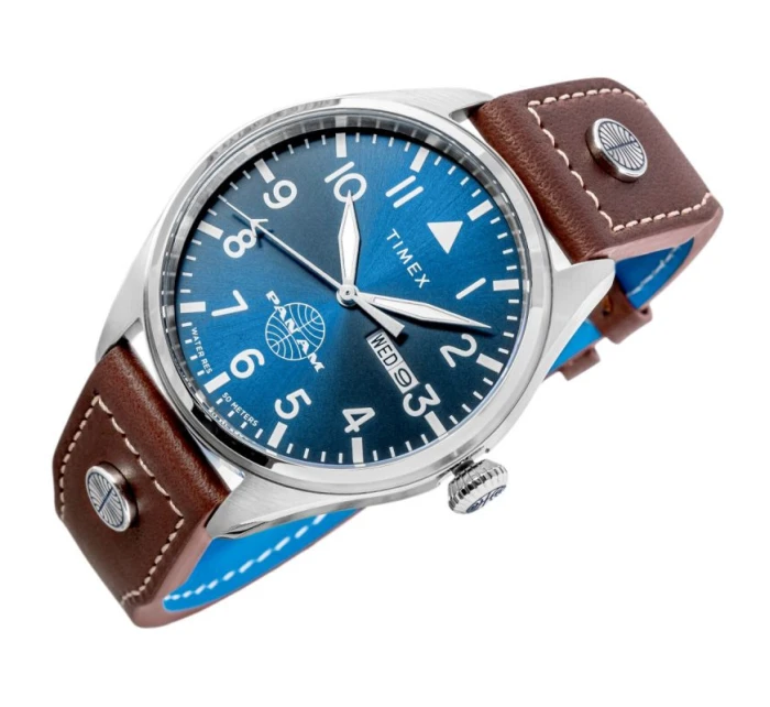 TIMEX X PAN AM® Waterbury Pánské hodinky TWG030100 + BOX TIMEX X PAN AM® Waterbury Pánské hodinky TWG030100 + BOX