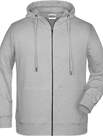 Daiber 8026 Pánská mikina s kapucí 02.8026 grey heather