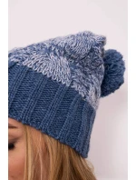 Čepice Paris fleece model 18750757 denim - K-Fashion Čepice Paris fleece model 18750757 denim - K-Fashion