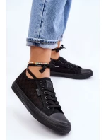 Klasické nízké tenisky Big Star model 21608519 černé - Big Star Shoes Klasické nízké tenisky Big Star model 21608519 černé - Big Star Shoes