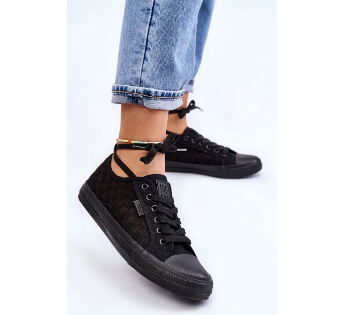 Klasické nízké tenisky Big Star model 21608519 černé - Big Star Shoes Klasické nízké tenisky Big Star model 21608519 černé - Big Star Shoes