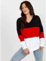 Mikina RV BL 8377.89 černá a červená