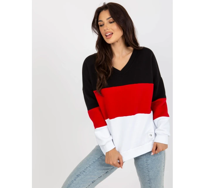 Mikina RV BL 8377.89 černá a červená