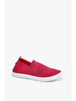 Dámské slip-on tenisky Big Star – fuchsiové Dámské slip-on tenisky Big Star – fuchsiové