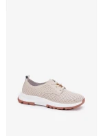 Dámské kožené polobotky s připínacím doplňkem Artiker – béžové