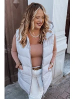 Dámská vesta Dstreet TY2923 MIRELLI šedofialová - BH Forever Dámská vesta Dstreet TY2923 MIRELLI šedofialová - BH Forever