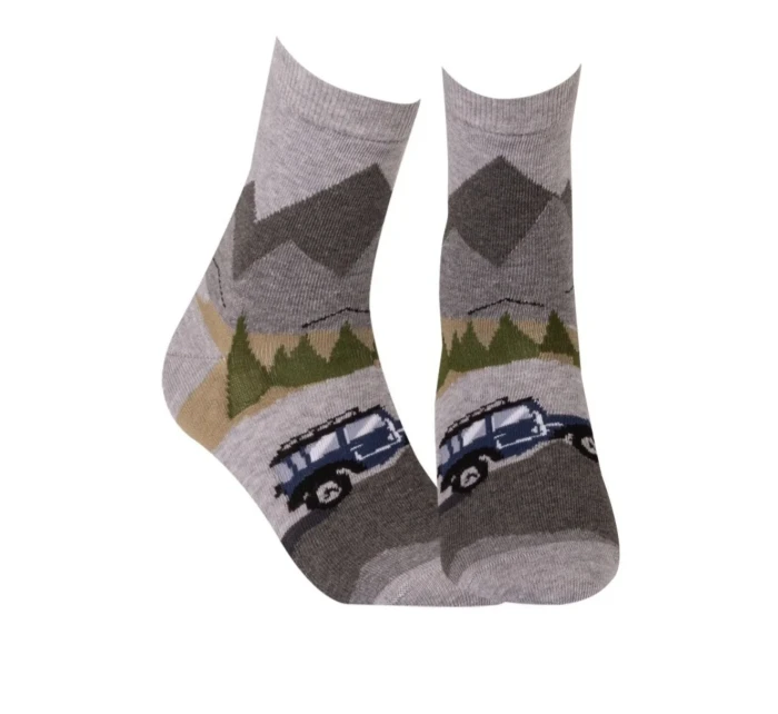 CHLAPECKÉ VZOROVANÉ PONOŽKY 2-6 LET CEYLAN 21-23