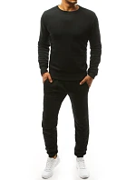 FashionStreet černá pánská tepláková souprava AX0377