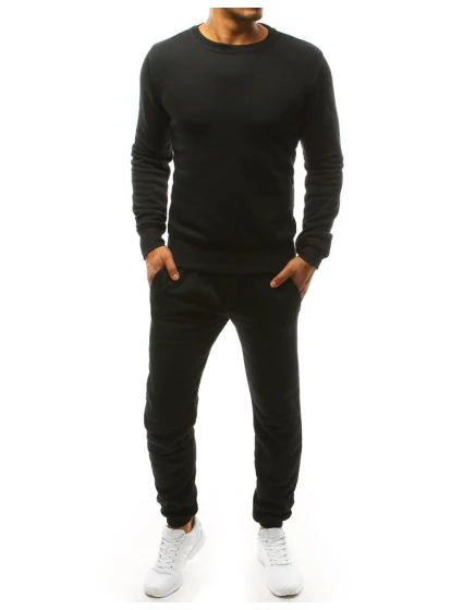 FashionStreet černá pánská tepláková souprava AX0377