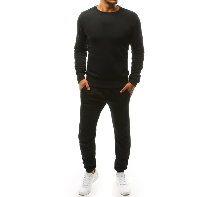 FashionStreet černá pánská tepláková souprava AX0377