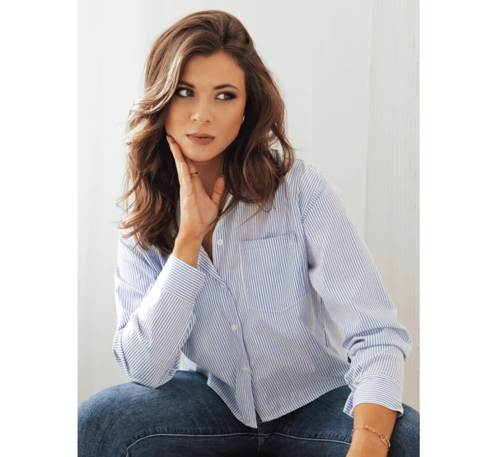 Dámská modrá košile TANYA FashionStreet DY0383