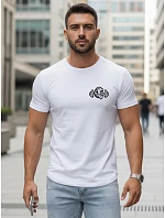 Koszulka męska z nadrukiem biała model 22156935 - FashionStreet
