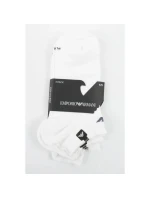 Emporio Armani Calza ponožky na nohy bavlněné bílé pohodlné 3-Pack Emporio Armani Calza ponožky na nohy bavlněné bílé pohodlné 3-Pack
